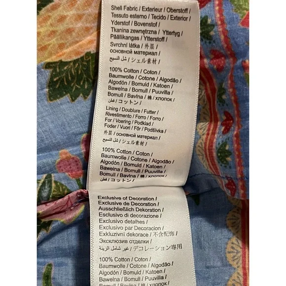 FARM Rio Blue Tropical Tapestry Mini Skirt NWT SZ XL - Picture 13 of 16